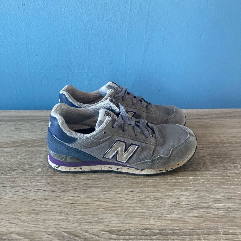 New Balance Kid's 515 Little Kids Male Shoes Grey size 2